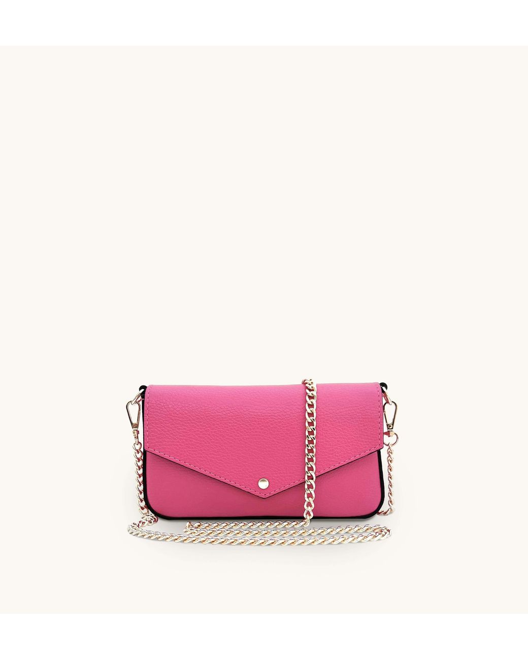 Apatchy London Pink The Munro Barbie Leather Shoulder Bag