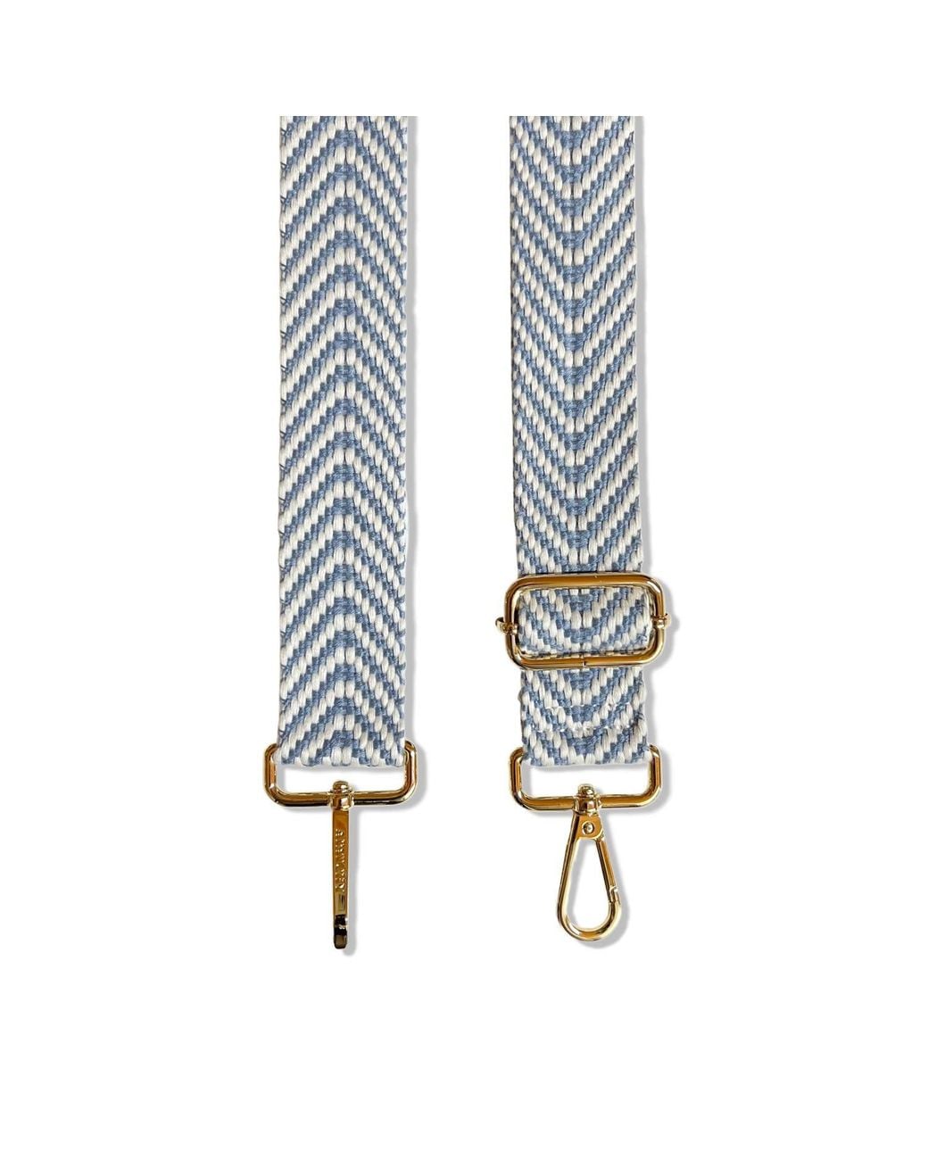 Apatchy London Black Denim Chevron Strap