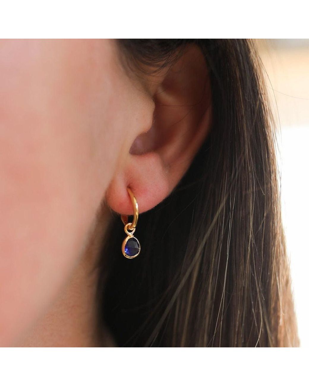 Auree Jewellery Metallic Hampton Vermeil Hoop Earrings
