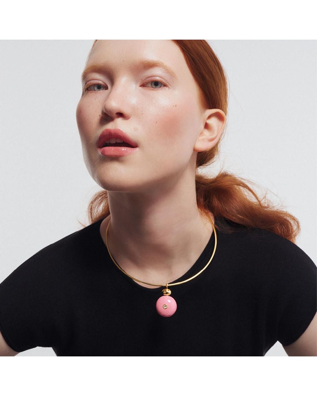 Saule Label Metallic Paloma Collar Necklace