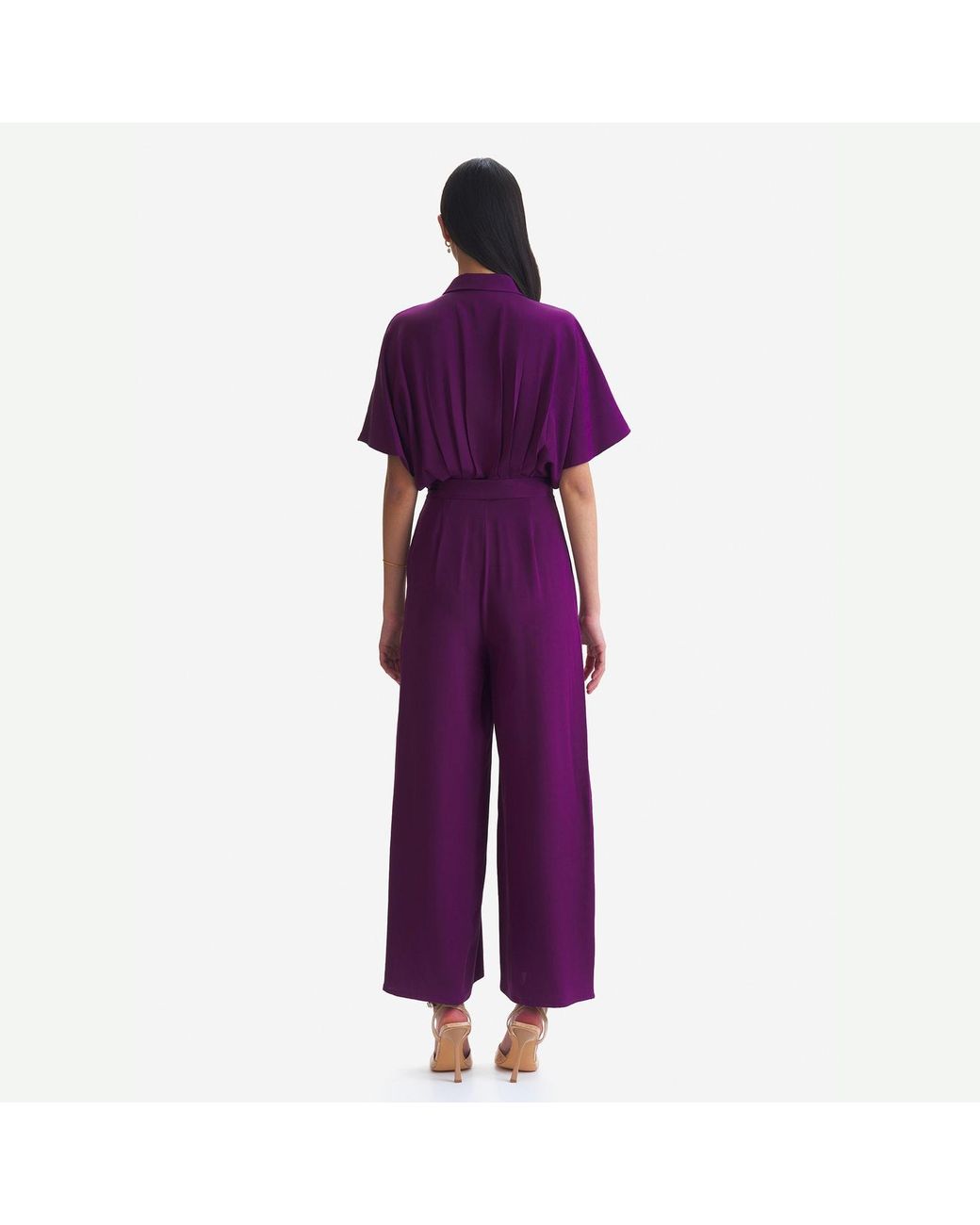 Emma Wallace Purple Shay Jumpsuit -Deep
