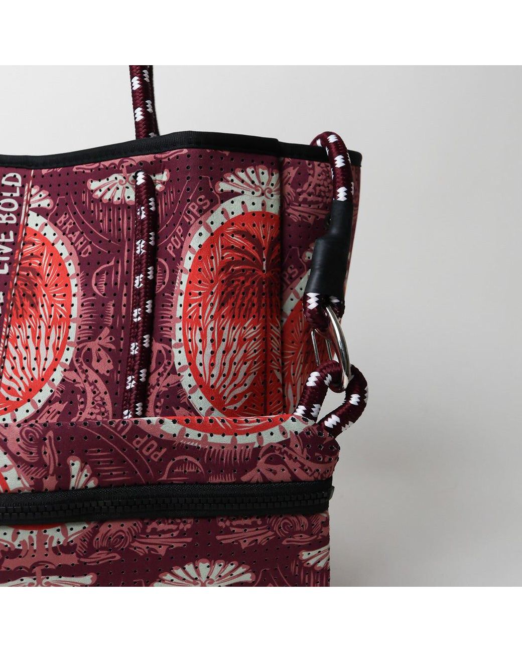 Pop Ups Brand Red Everyday Tote Pop Ups Scarf