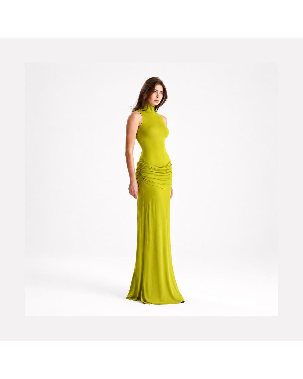 Maison De Gala Yellow Isadora Lime Gown