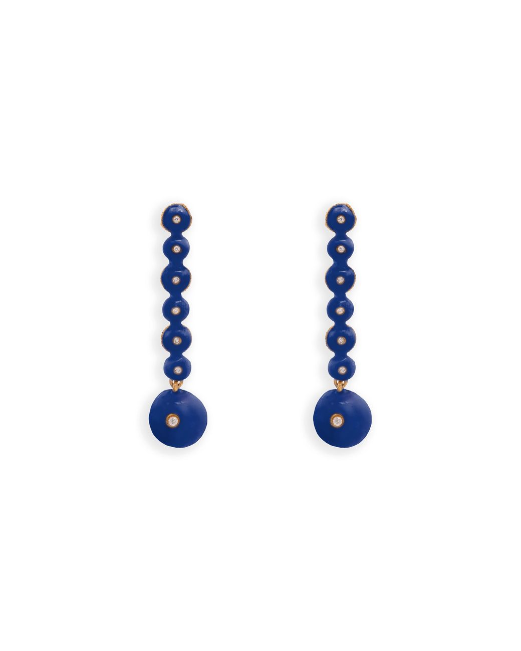 Lavani Jewels Blue Hibiscus Earrings