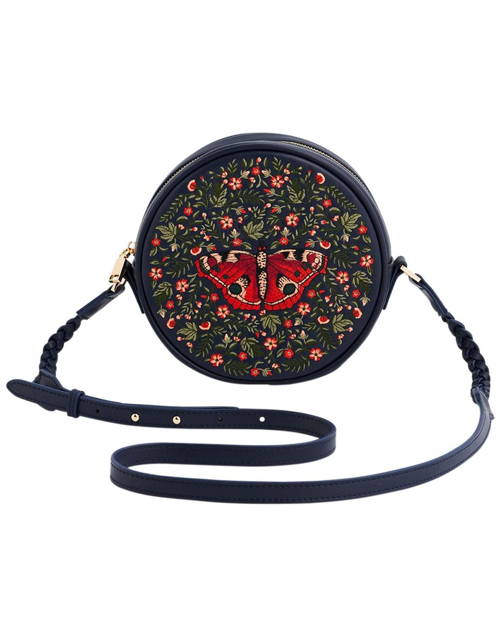Fable England Blue Chloe Admiral Circle Bag