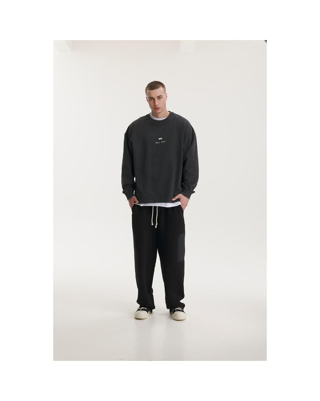 mysimplicated Black Miau Miau Mornings Sweater