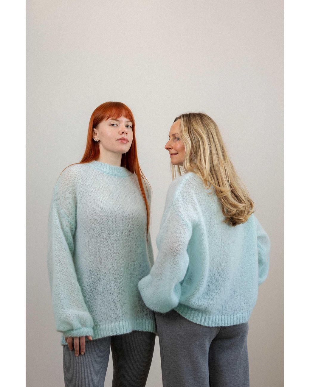 SALANIDA Blue Melody Mohair Jumper