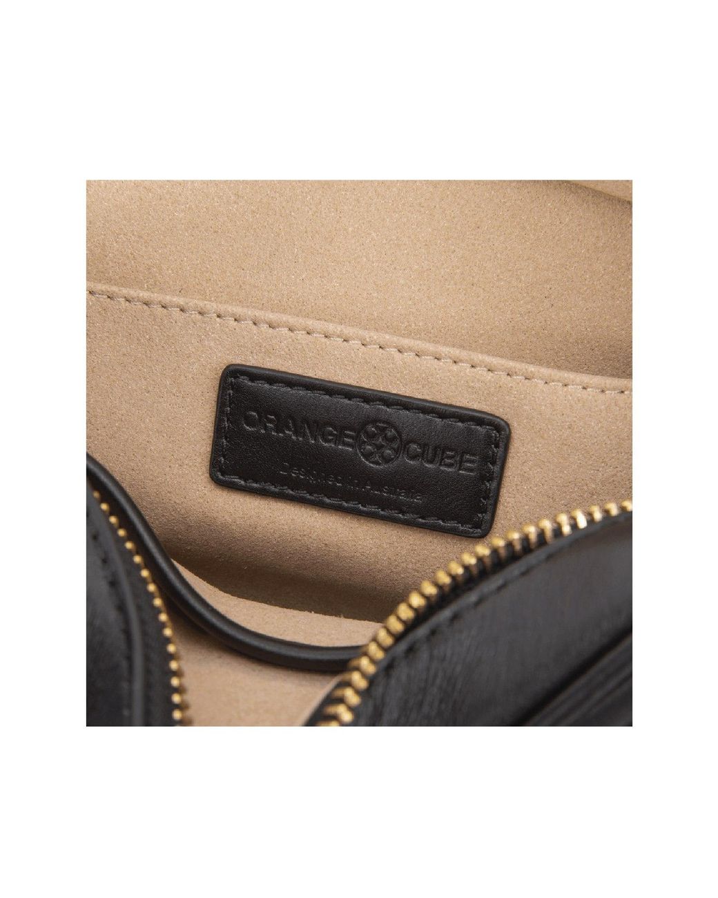 Orange Cube Black Quilted Impressions Camera Bag