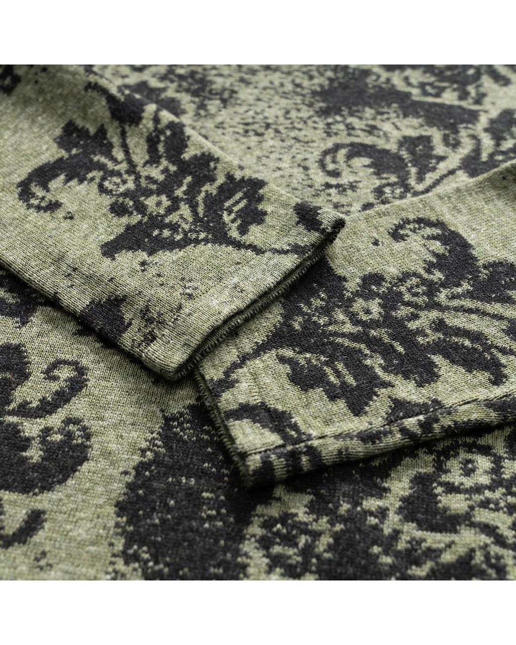 Fully Fashioning Green Shila Pullover Sweater
