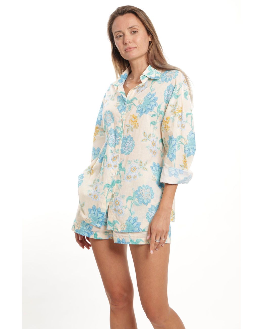 Bindu Blue Robi Blouse
