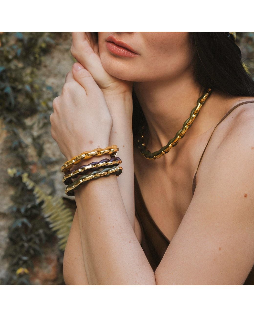 Corso Jewelry Metallic Catena Choker