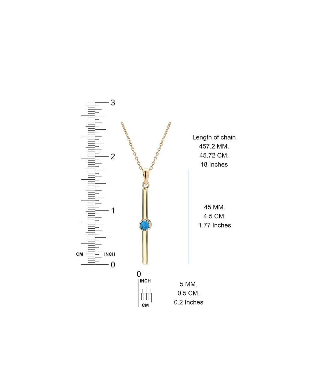 Gold & Honey Metallic Bar Pendant Necklace