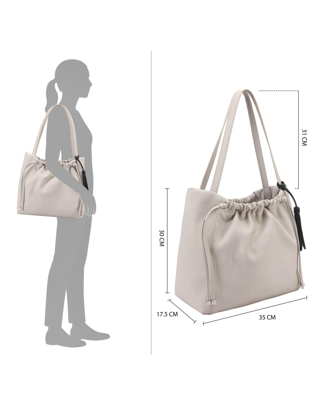 Lloyd Baker Gray Hyacinth Shoulder Bag