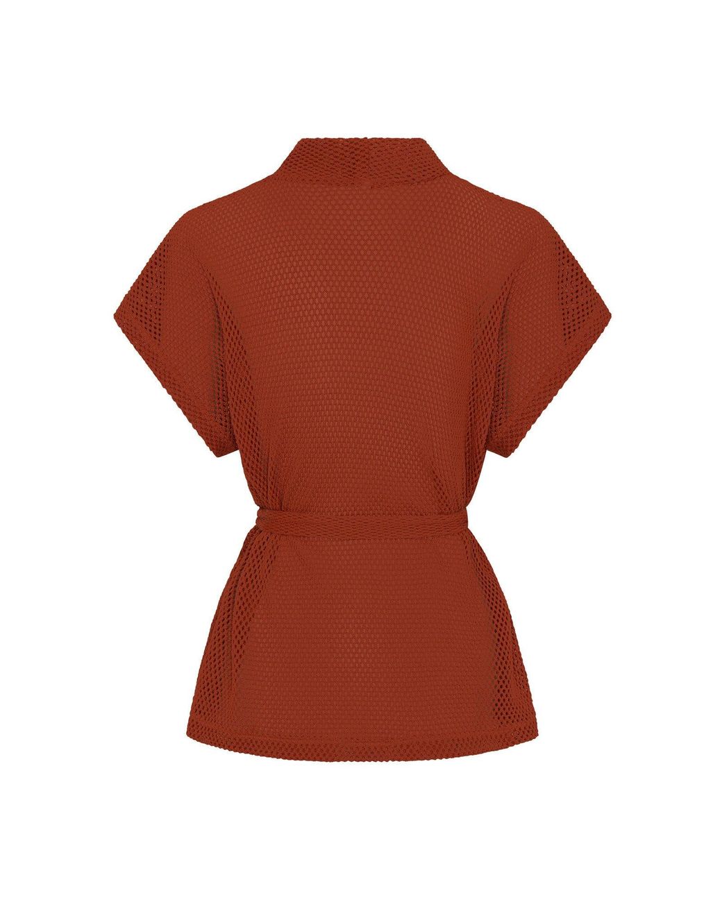ARMS OF EVE Brown Sardinia Wrap Top
