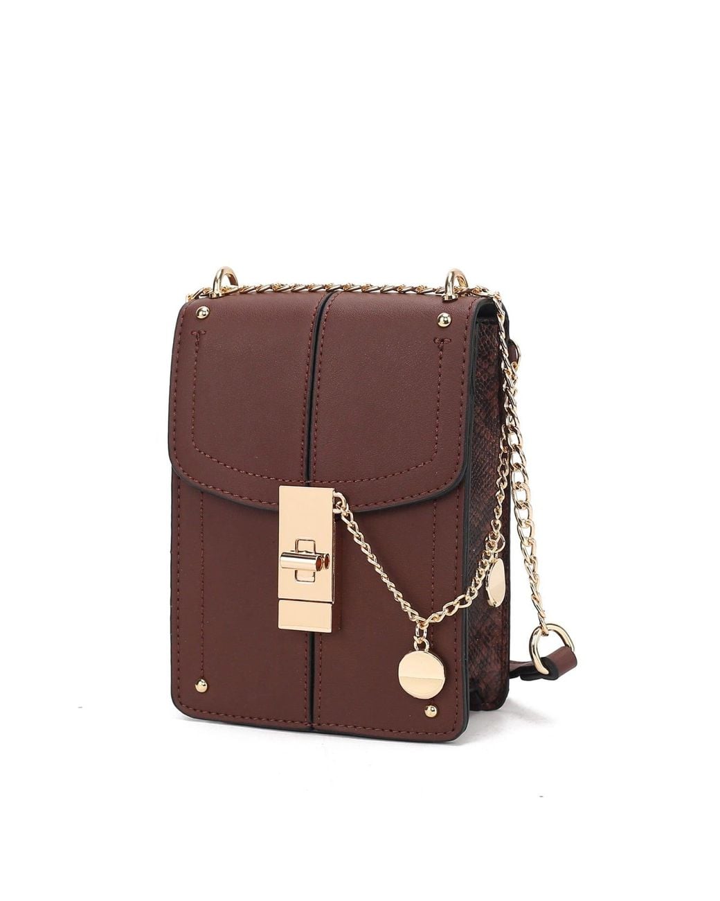 Mkf Collection - J'omor Brown Iona Crossbody Bag