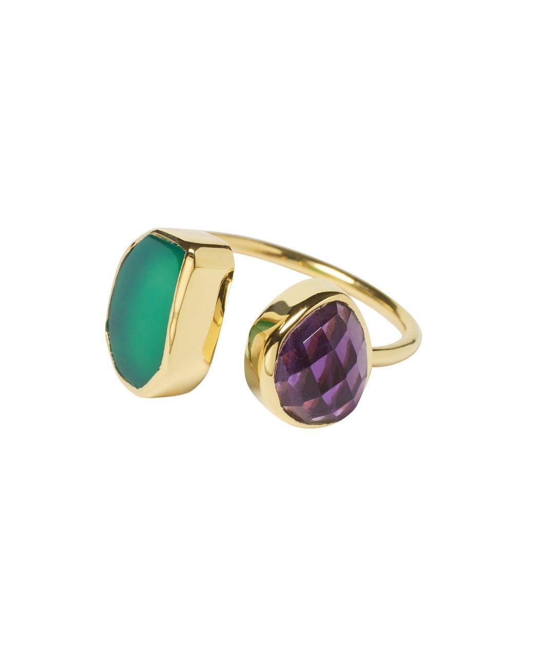 YAA YAA LONDON Multicolor Colour Fusion Adjustable Ring