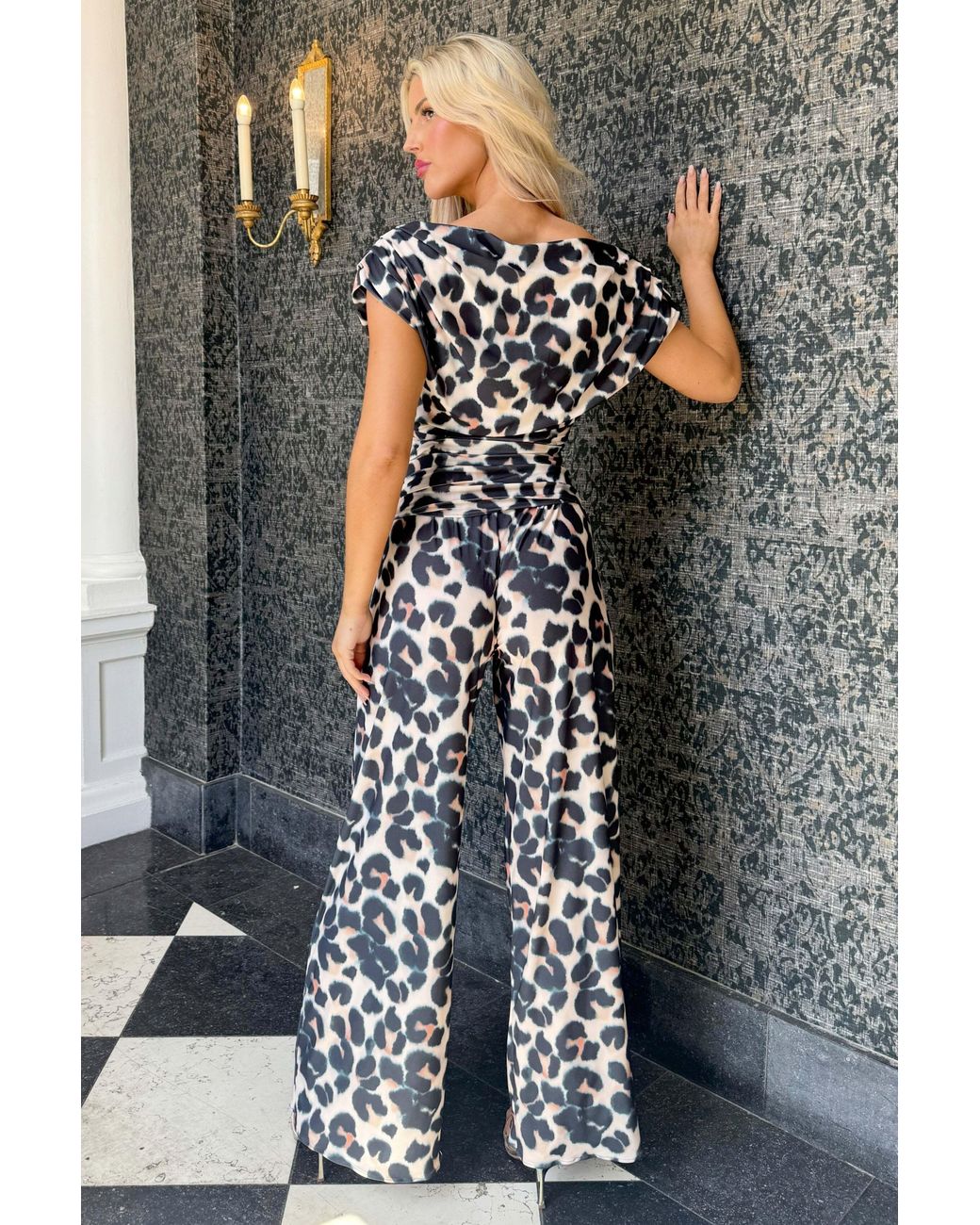 Atom Label Purple Neutrals Carbon Jumpsuit