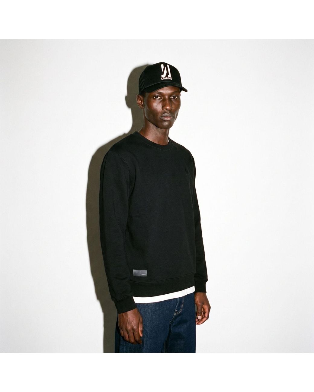 Comune Black Luka Crew for men