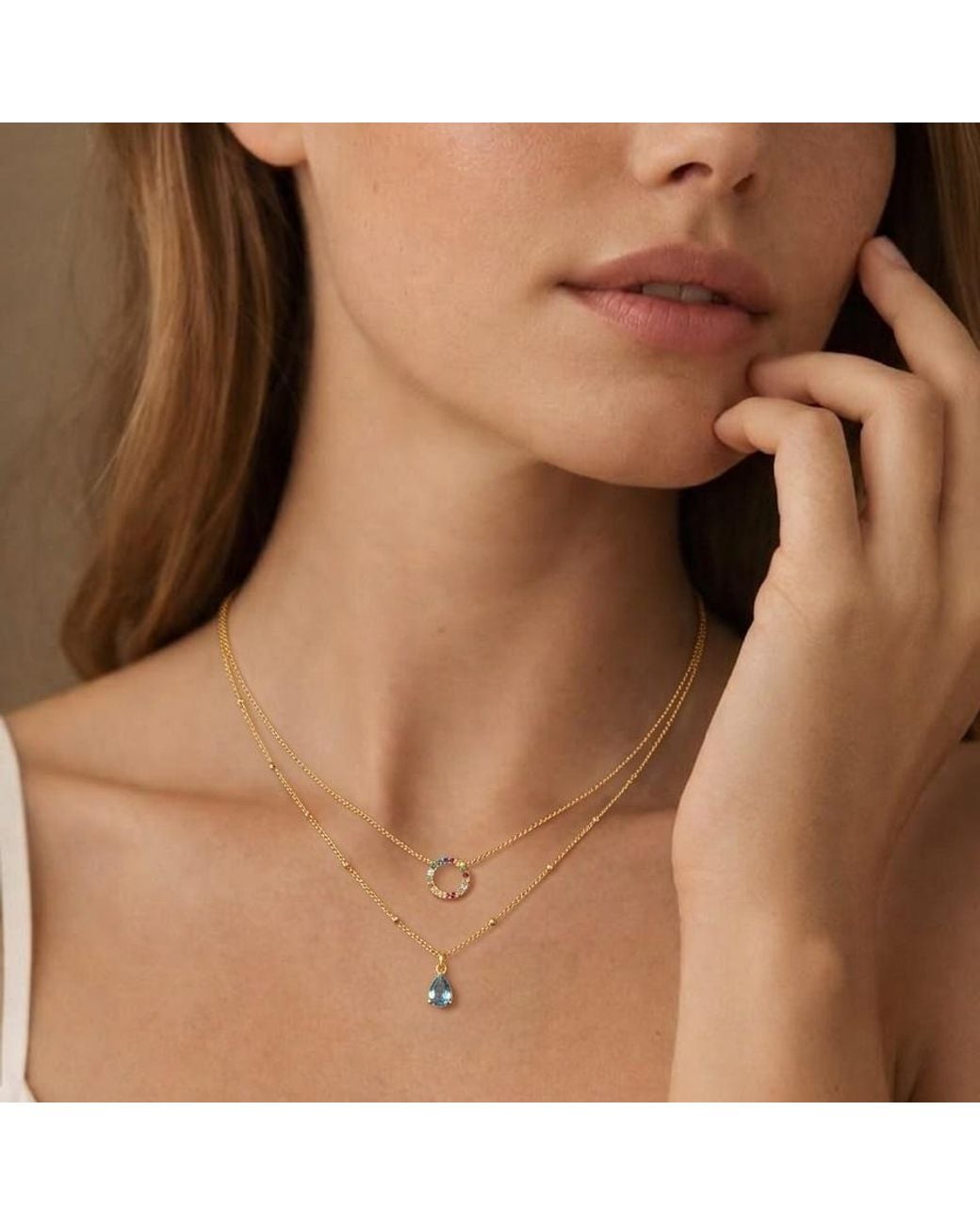 With Love Darling Metallic Partnership Necklace