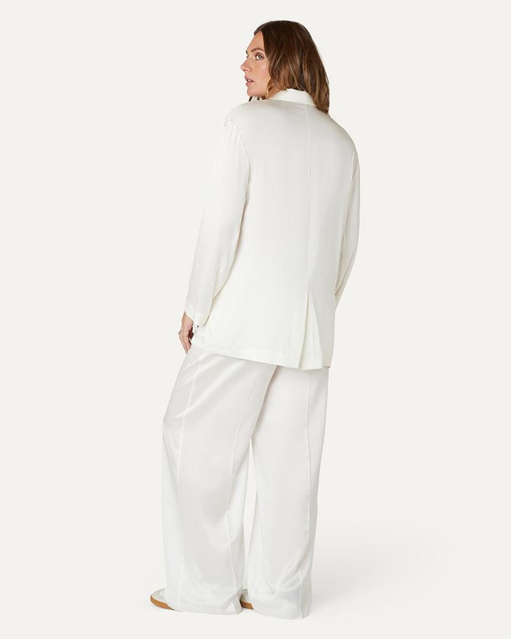 The Summer Edit Natural Gigi Silk Jacket