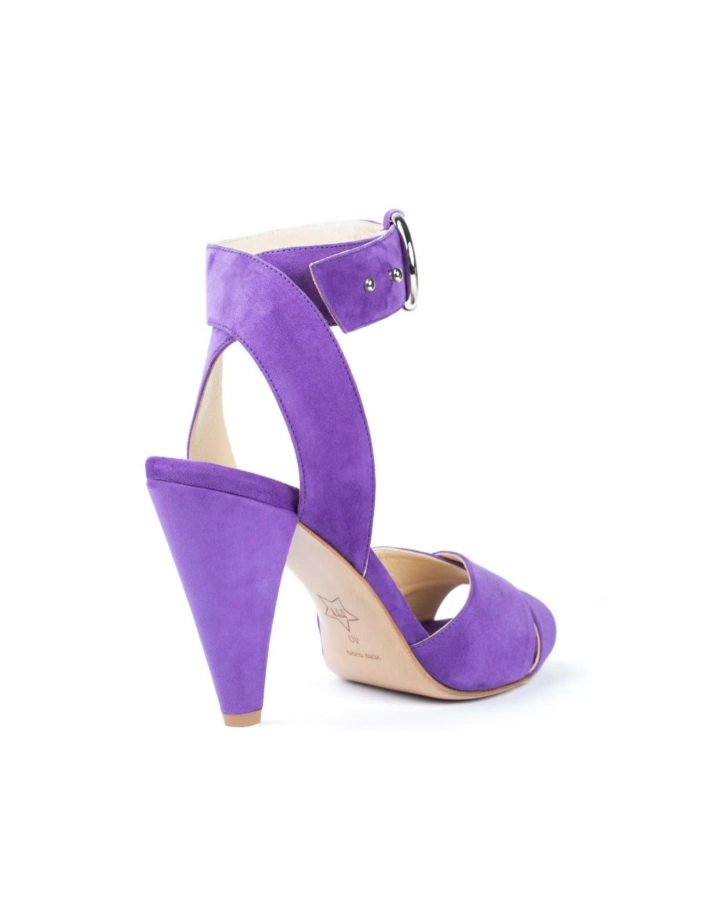 Rosamund Muir London Purple Montana Sandals