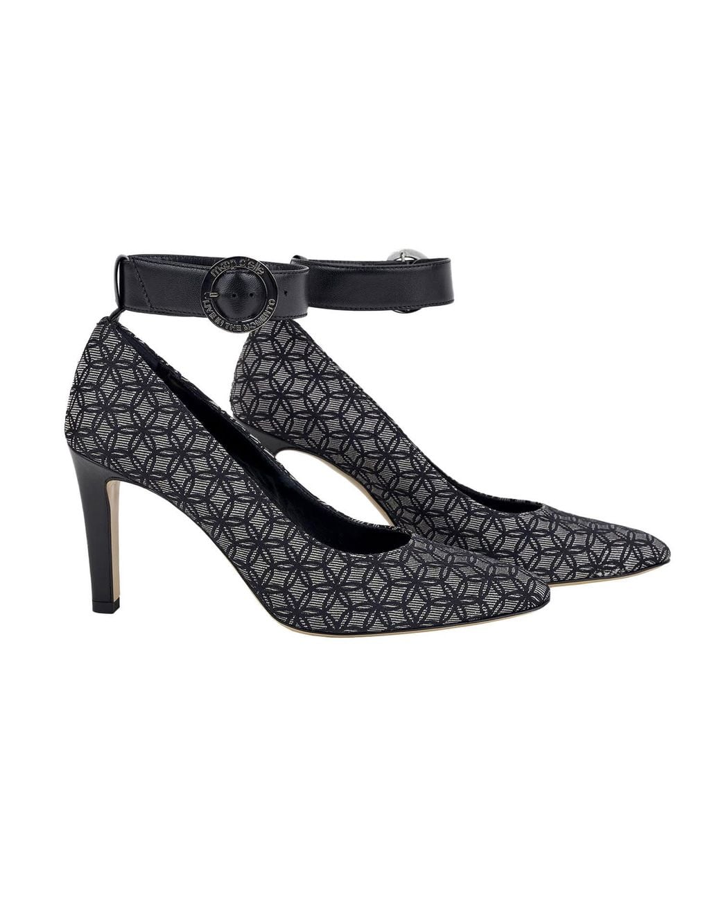 Moon D'elle Black Parelio Pumps