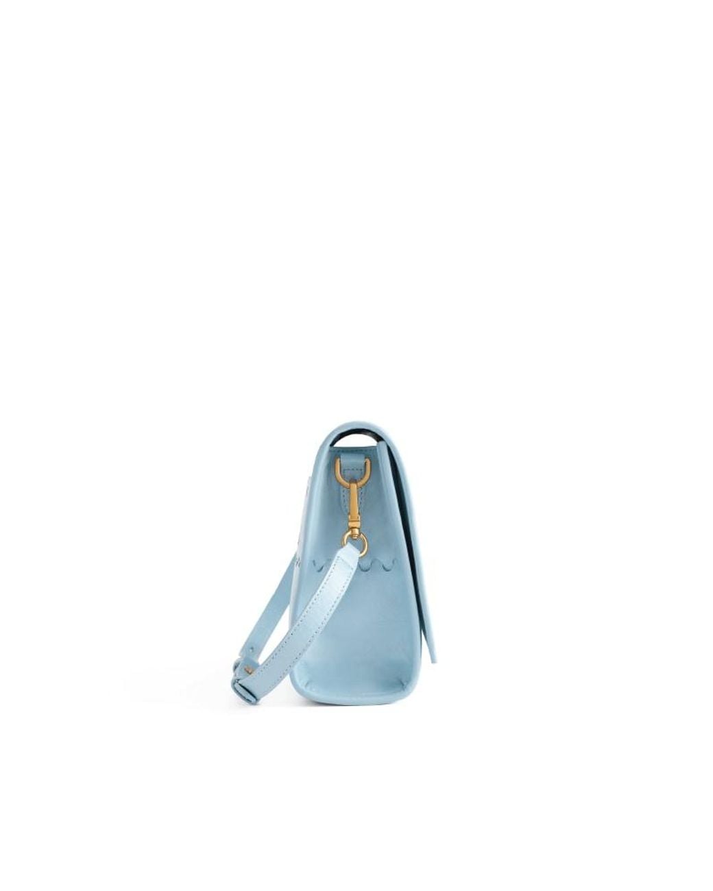 Orange Cube Blue Mosaic Crossbody Bag