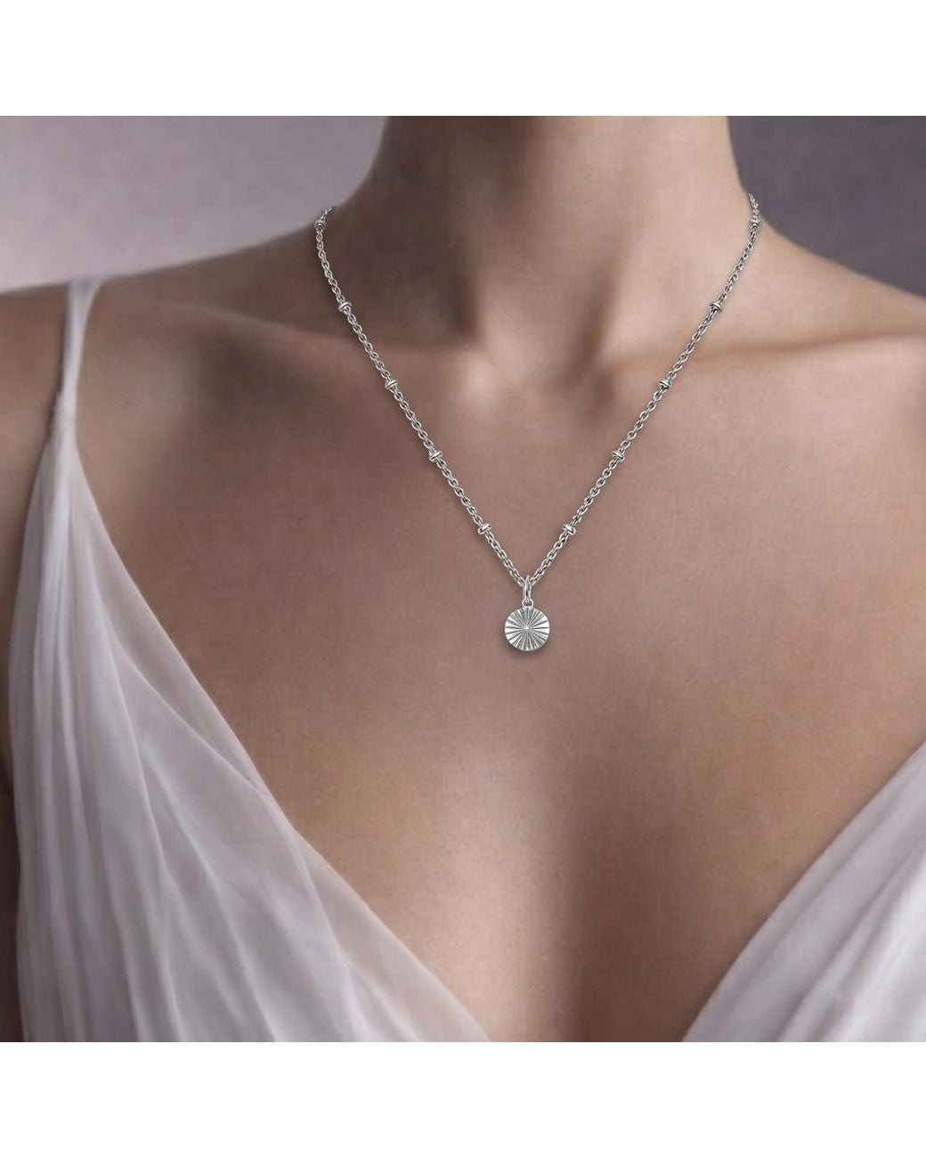 With Love Darling Metallic Innovation Necklace Sterling