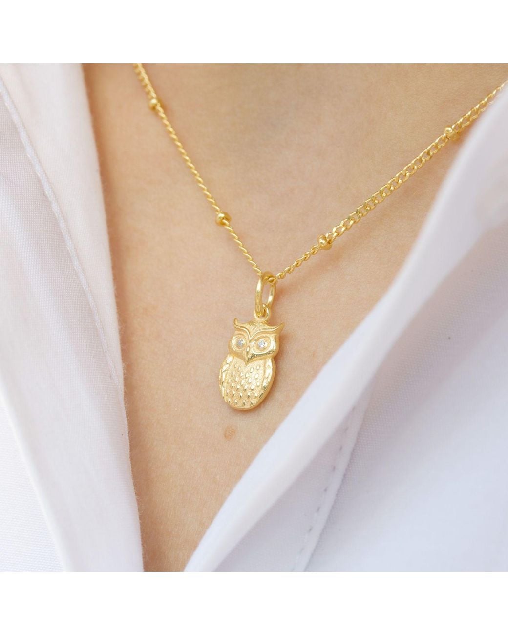 With Love Darling Metallic Wisdom Necklace