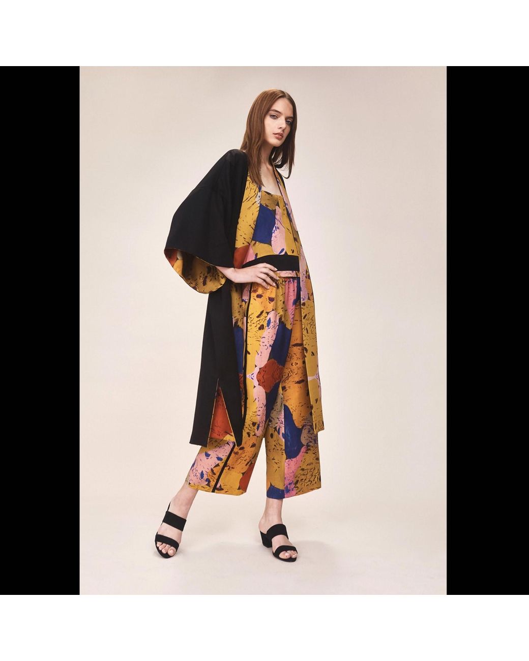 Crono Zee Black Golden Rosso Reversible Top