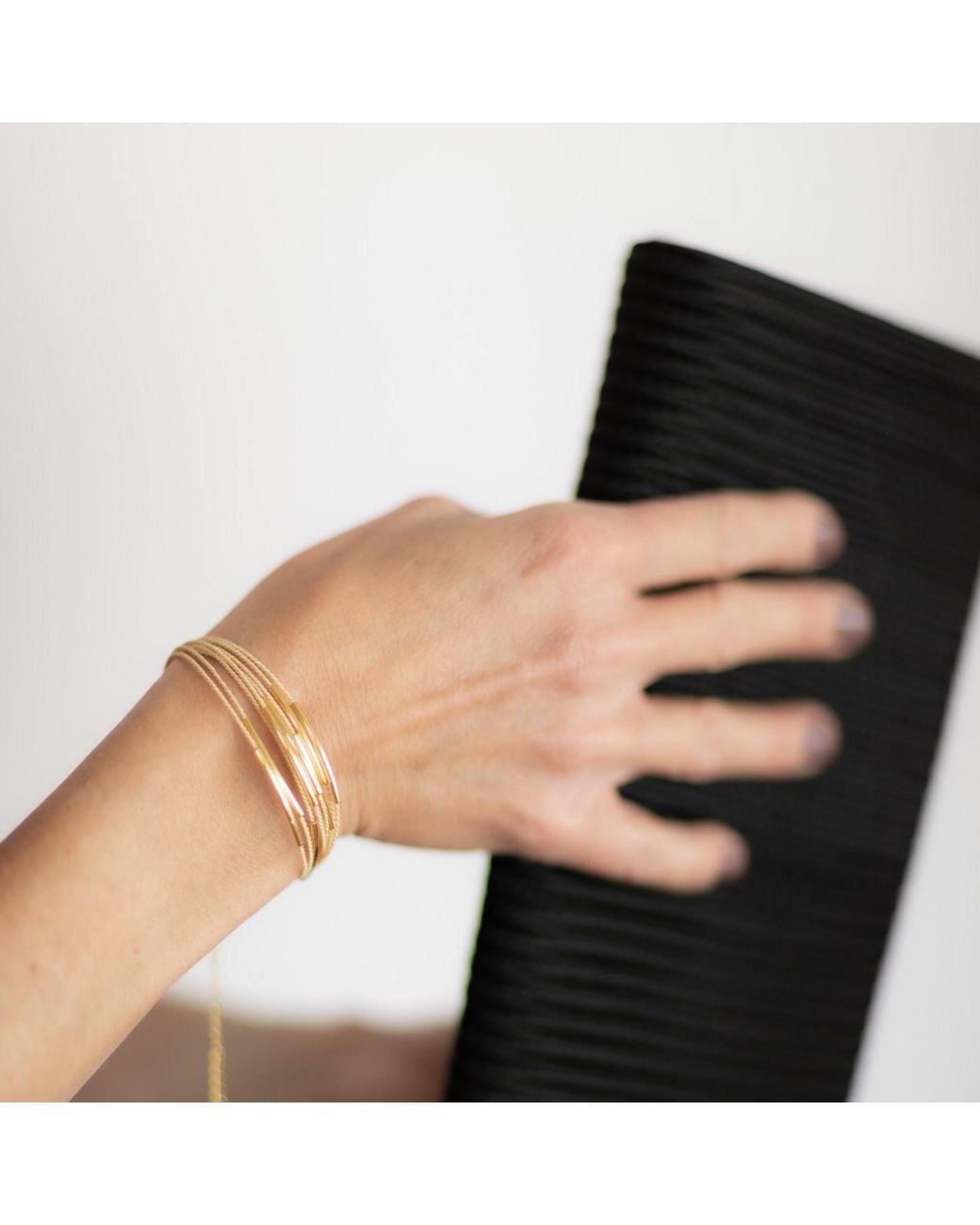 Nart Nature Making Art Metallic Neutrals The Elemental Buriti Natural Fiber Bracelet