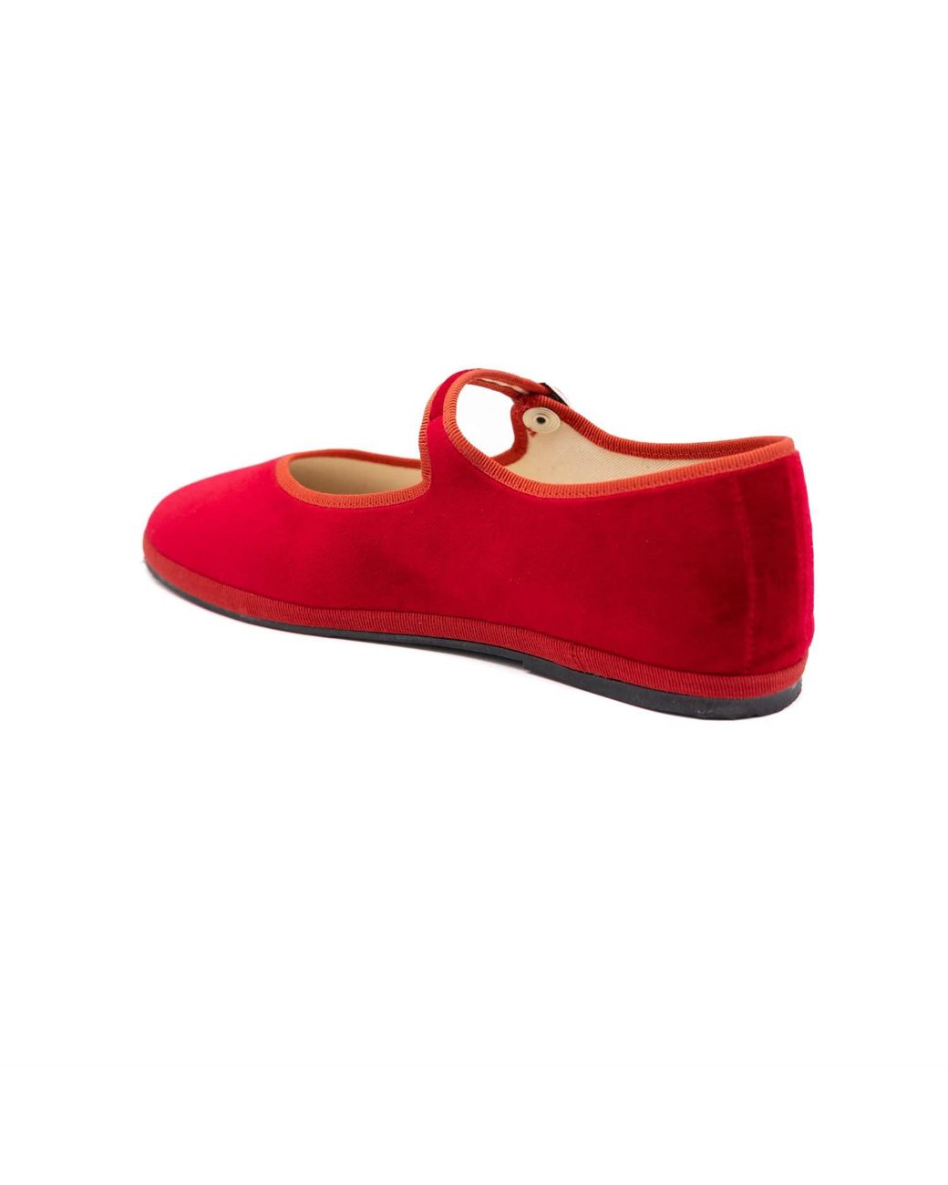 Gondolina Shoes Red Opera Mary Jane Ruby Velvet