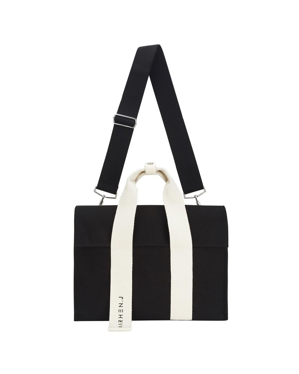 MARHEN.J Black Canvas Tote Bag