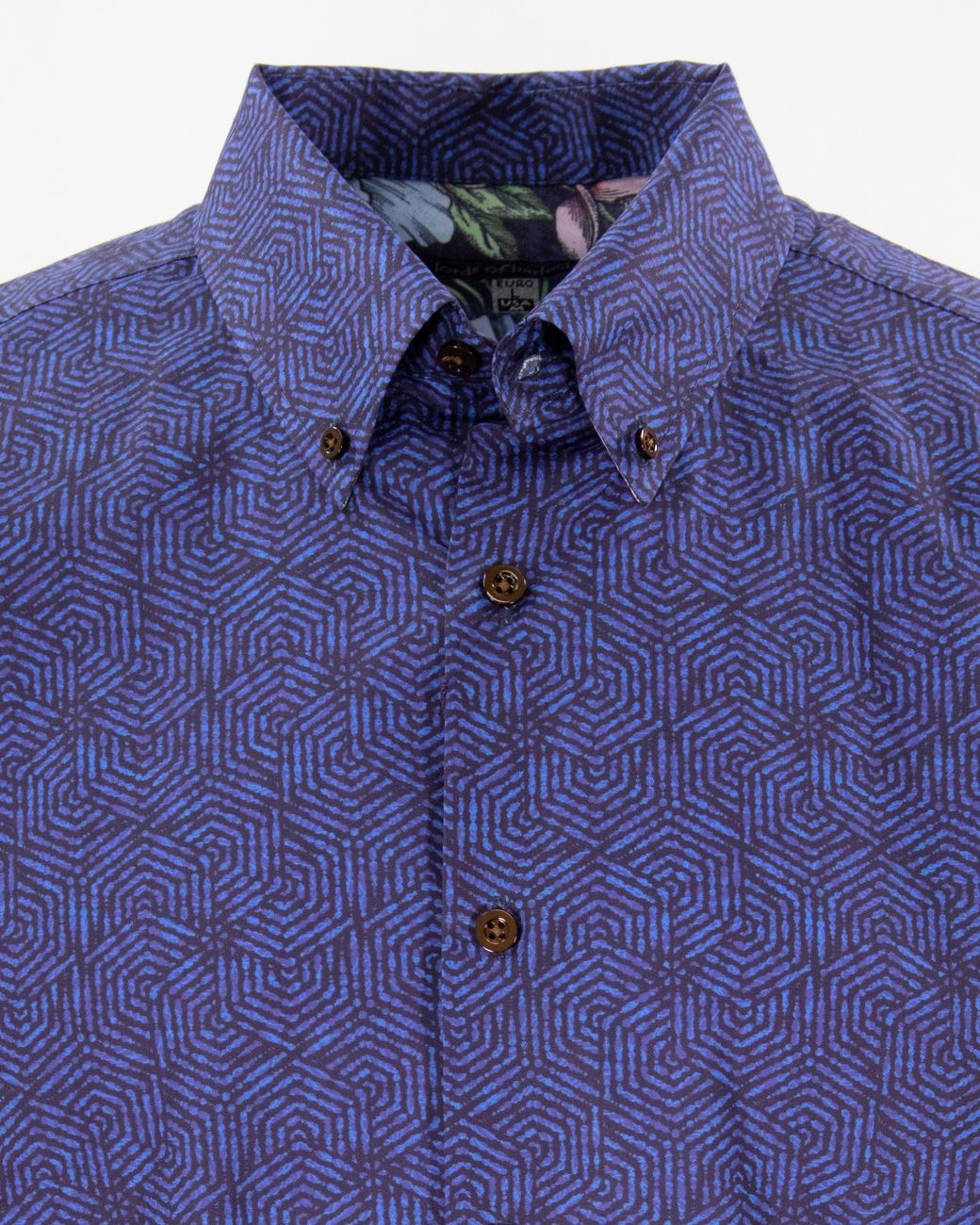 Lords of Harlech Blue Tim Hexagons for men