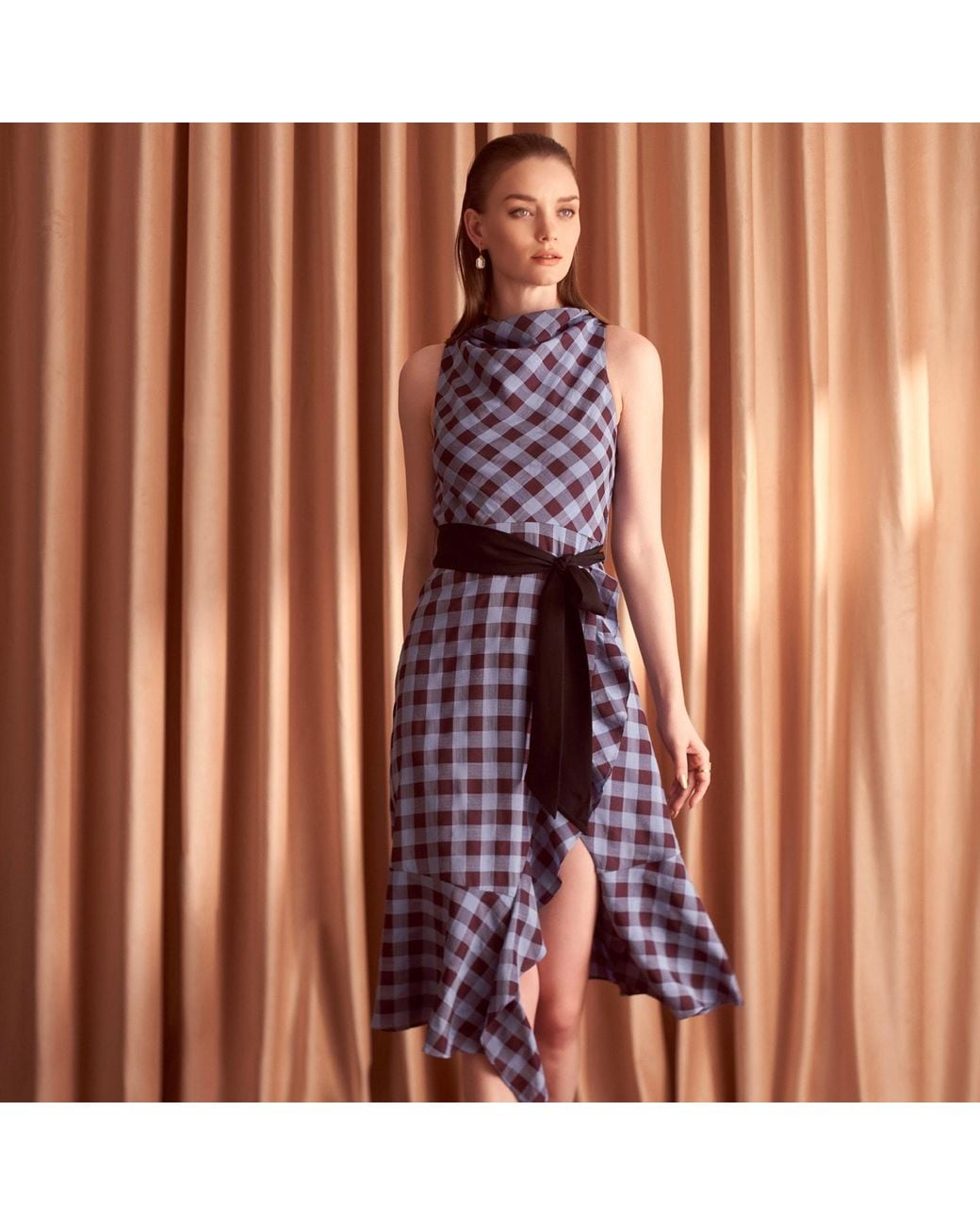 Emma Wallace Blue Chris Dress