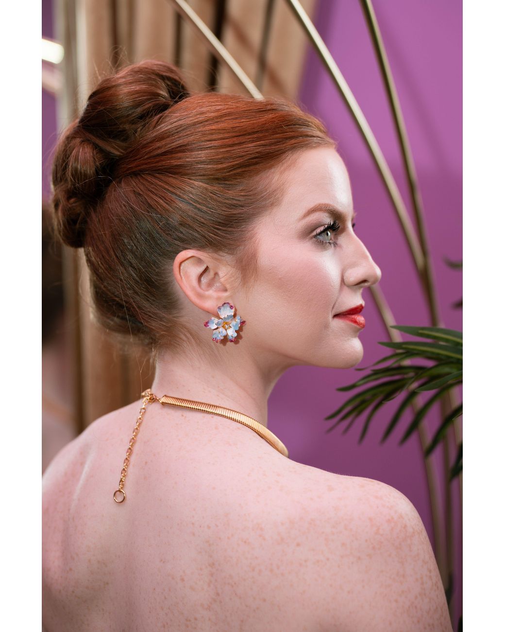 The Pink Reef Pink Paris Stud