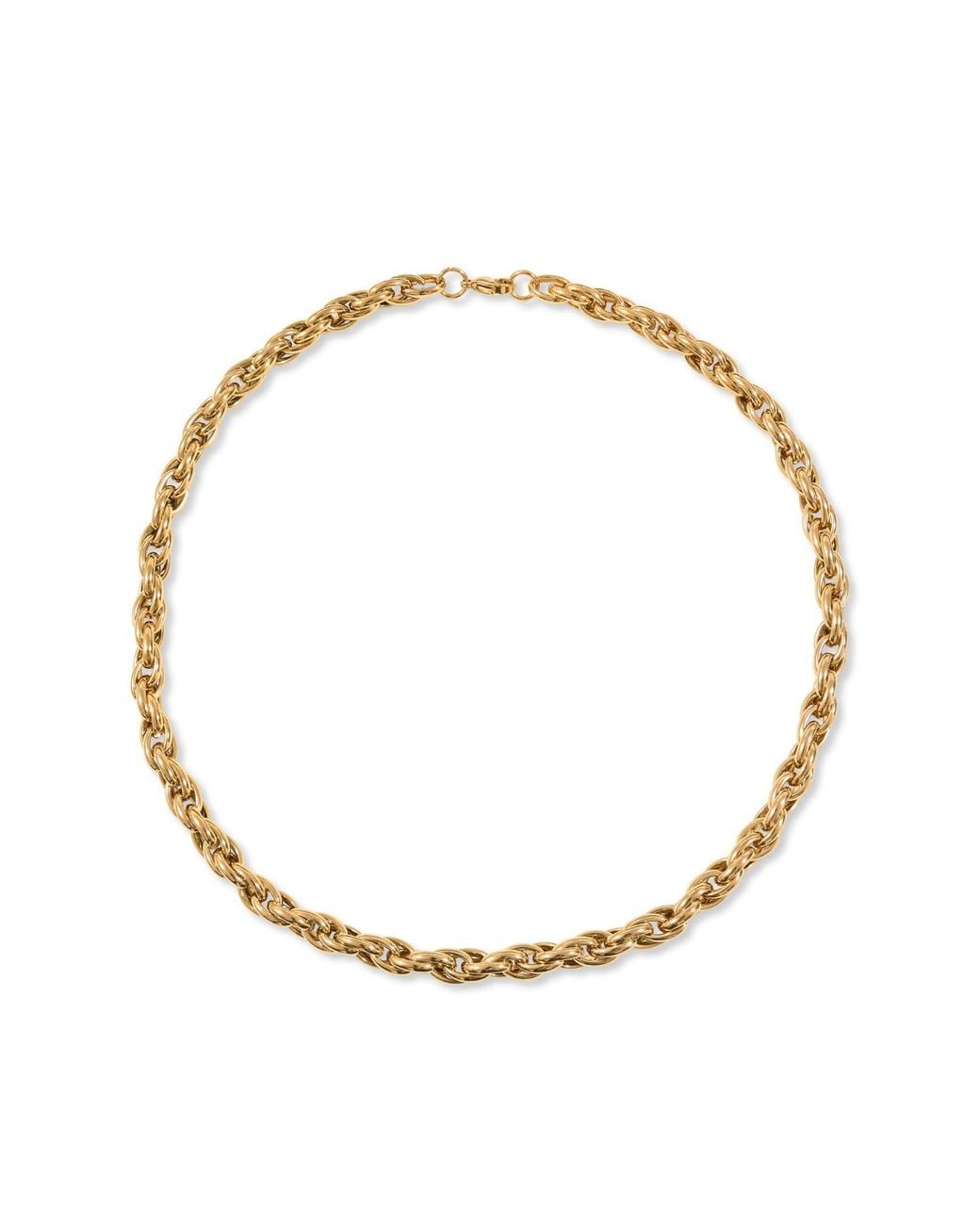 A Weathered Penny Metallic Knot Necklace