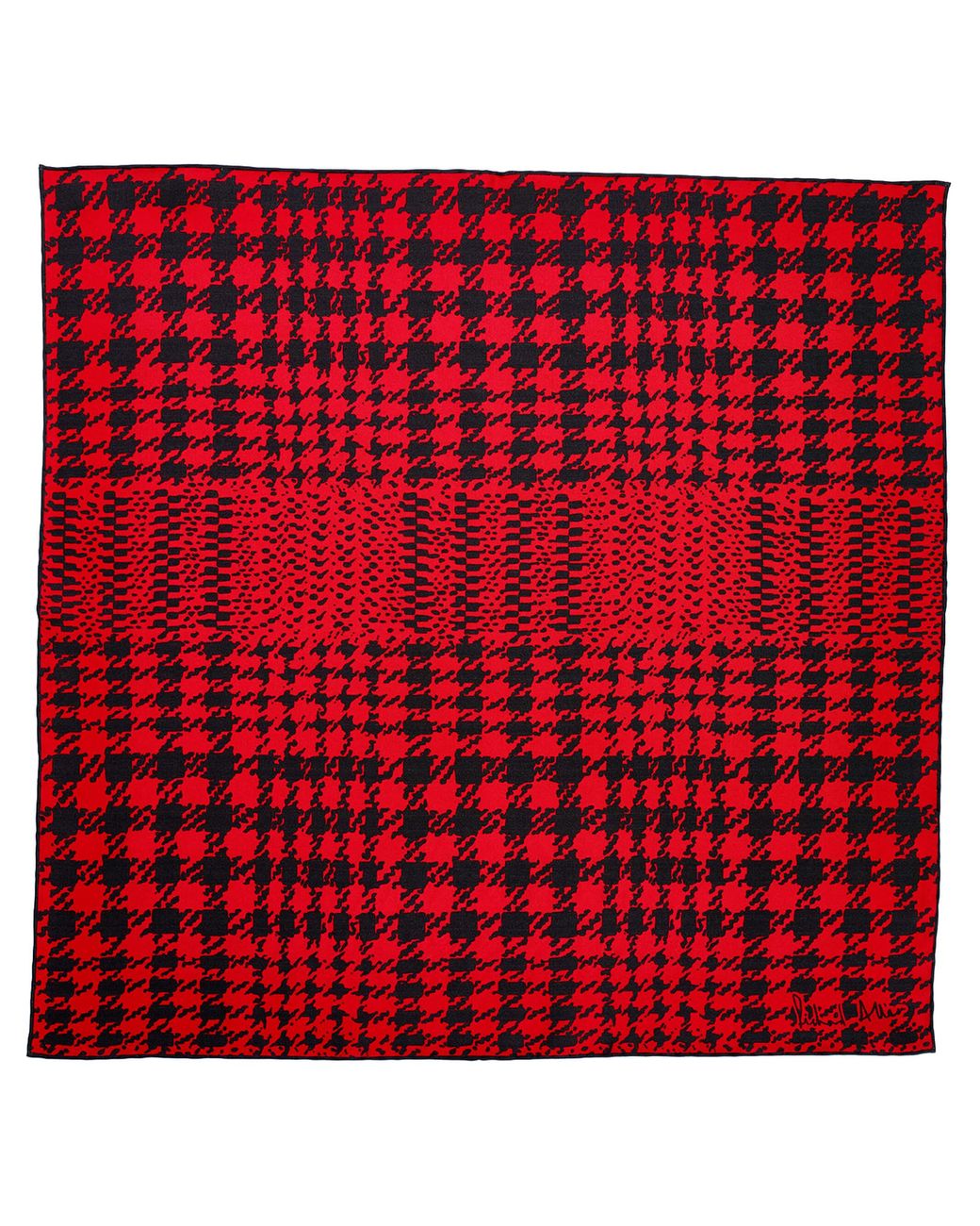 Richard Allan London Red Scot Silk Neckerchief