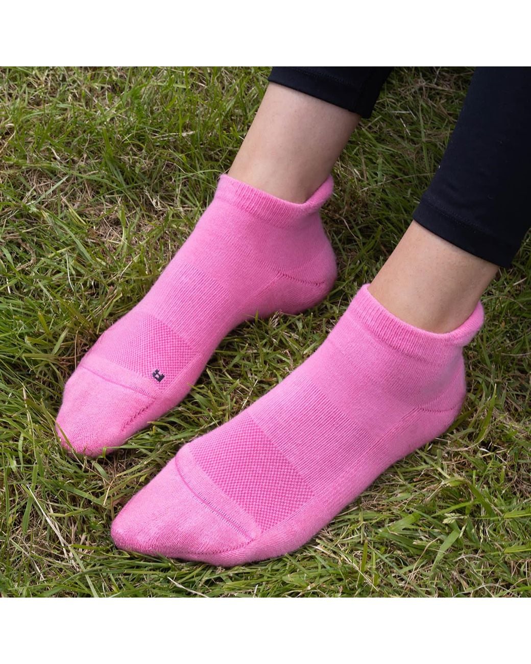 Peper Harow - Made in England Pink Striped Mauve & Trainer Luxury Sports Socks Bundle