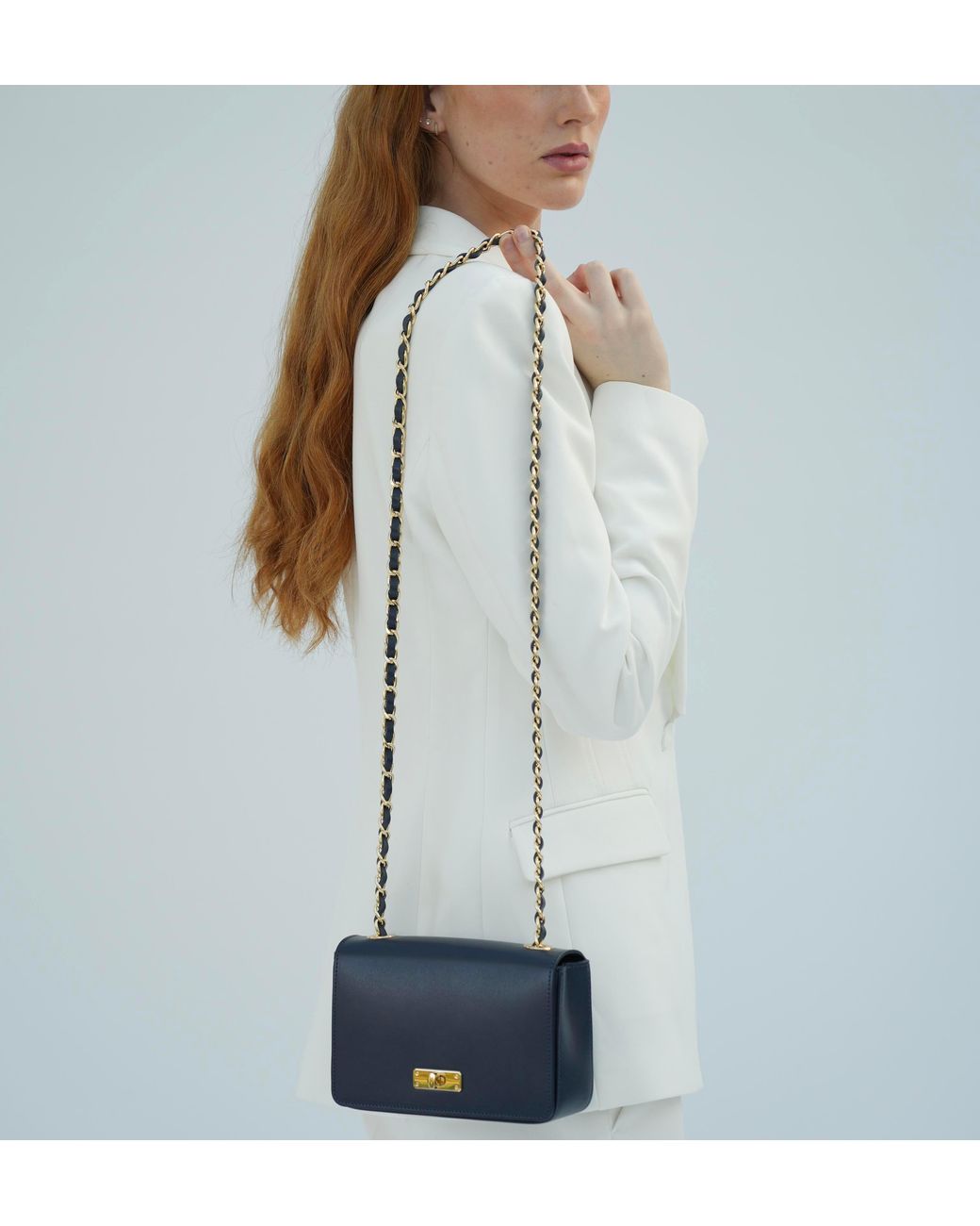 Apatchy London Blue The Grace Leather Bag