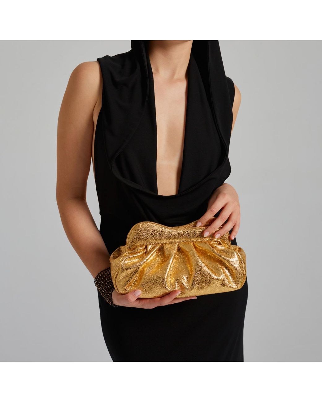Danni Ro Metallic Lisbon Baby Clutch