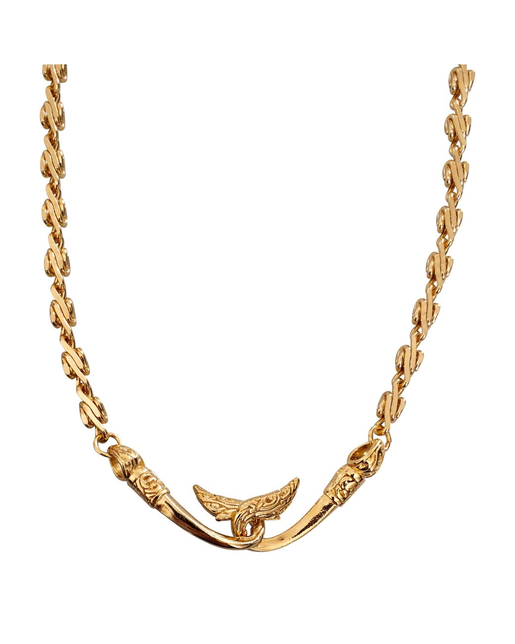 IN CAUDA VENENUM Metallic Andromaque Necklace