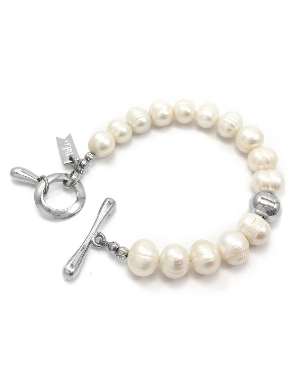 Biko Jewellery Metallic Paloma Pearl Bracelet