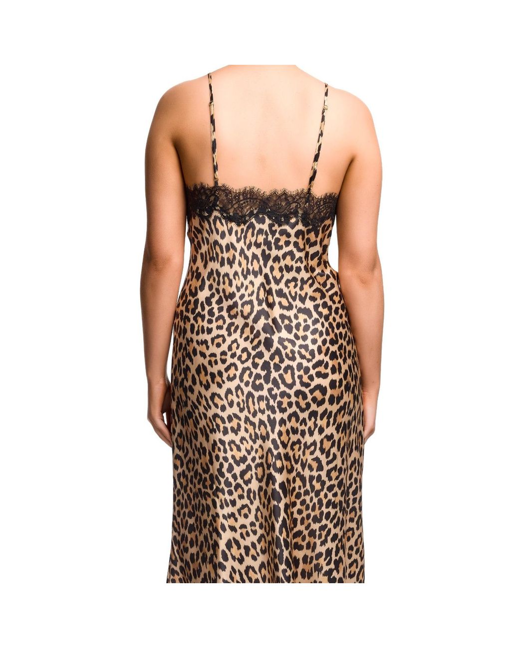 SAINTED SISTERS Brown Mid Animal Chemise