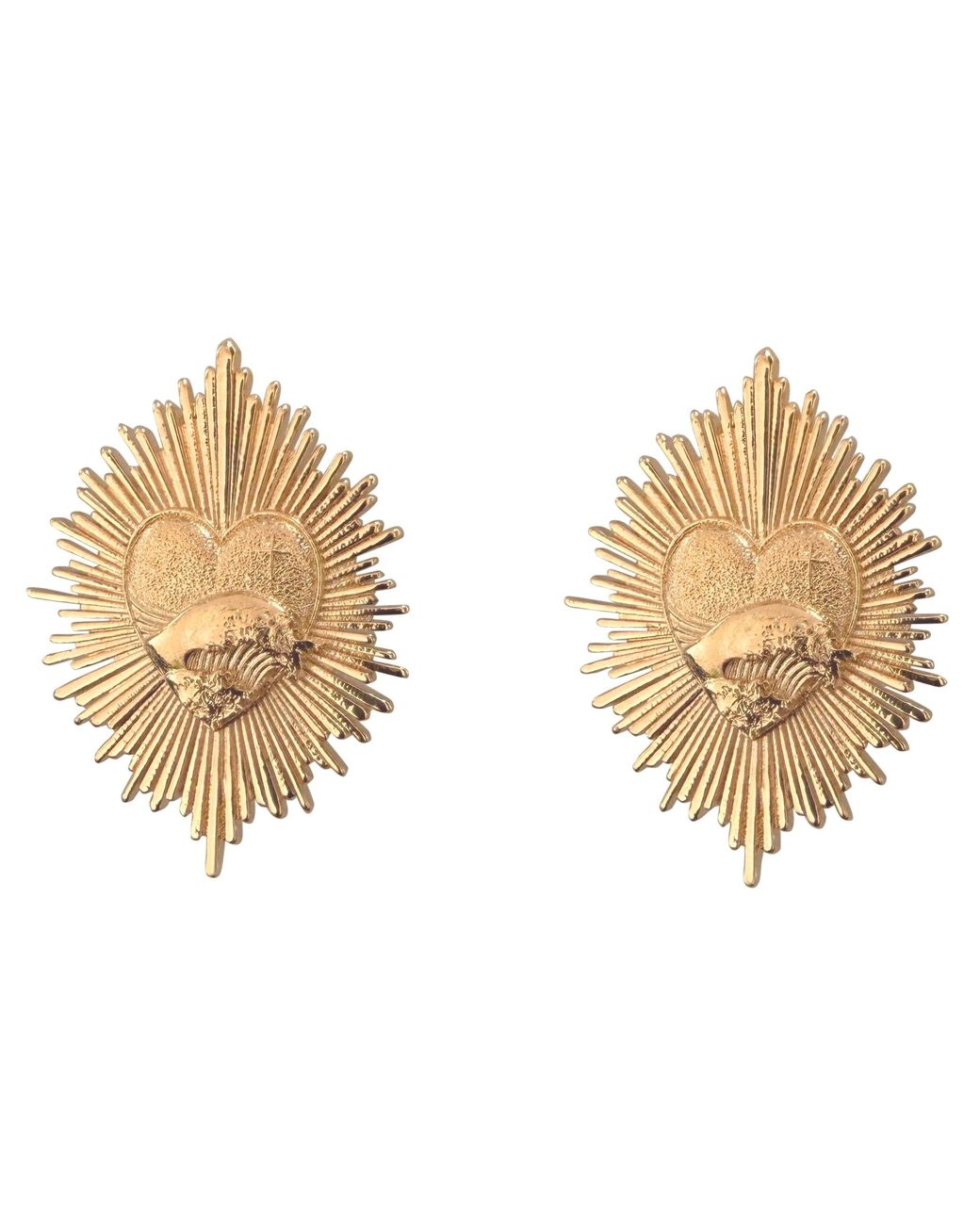 IN CAUDA VENENUM Metallic Anahita Earrings