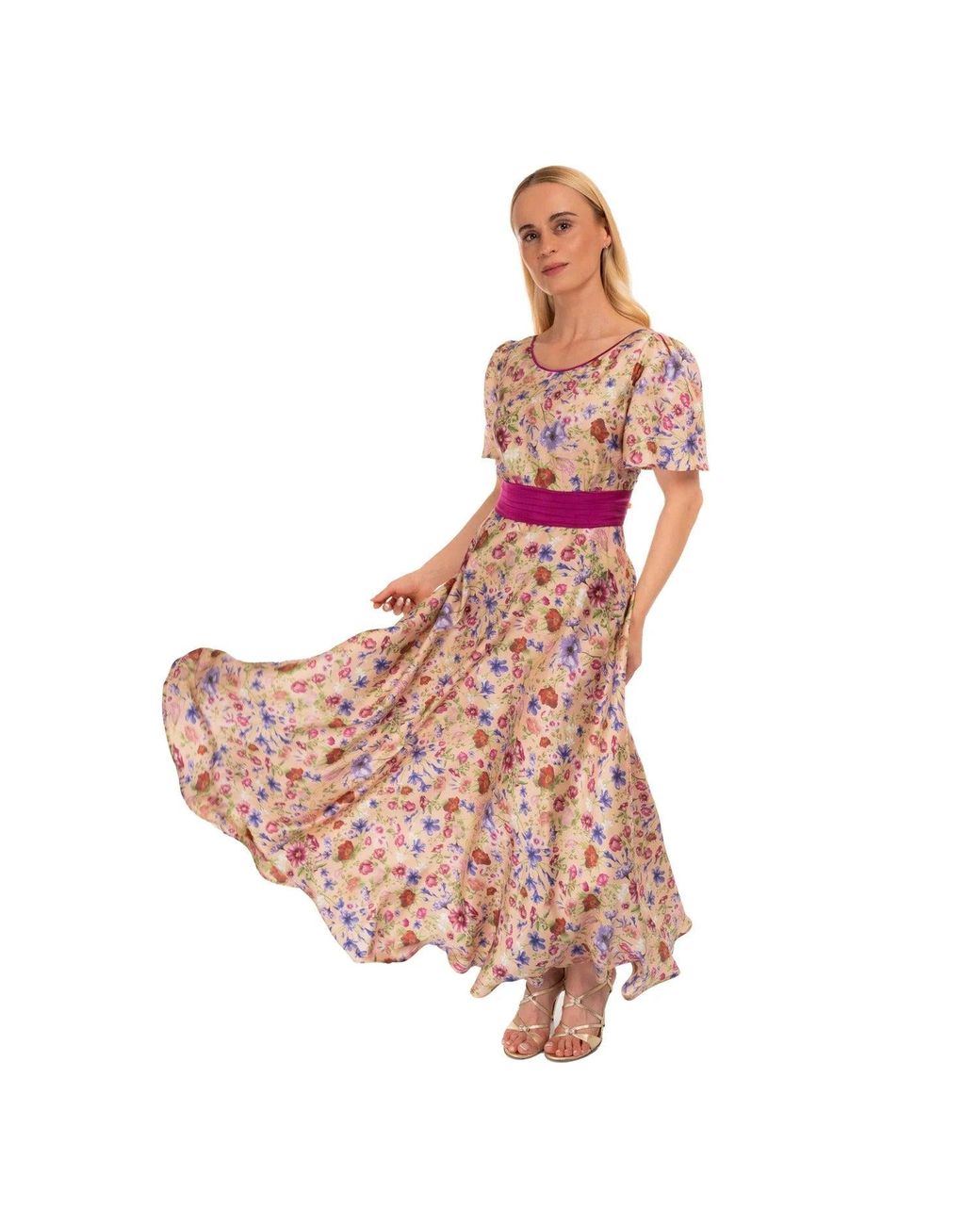 Sofia Tsereteli Pink Gardenia Gown