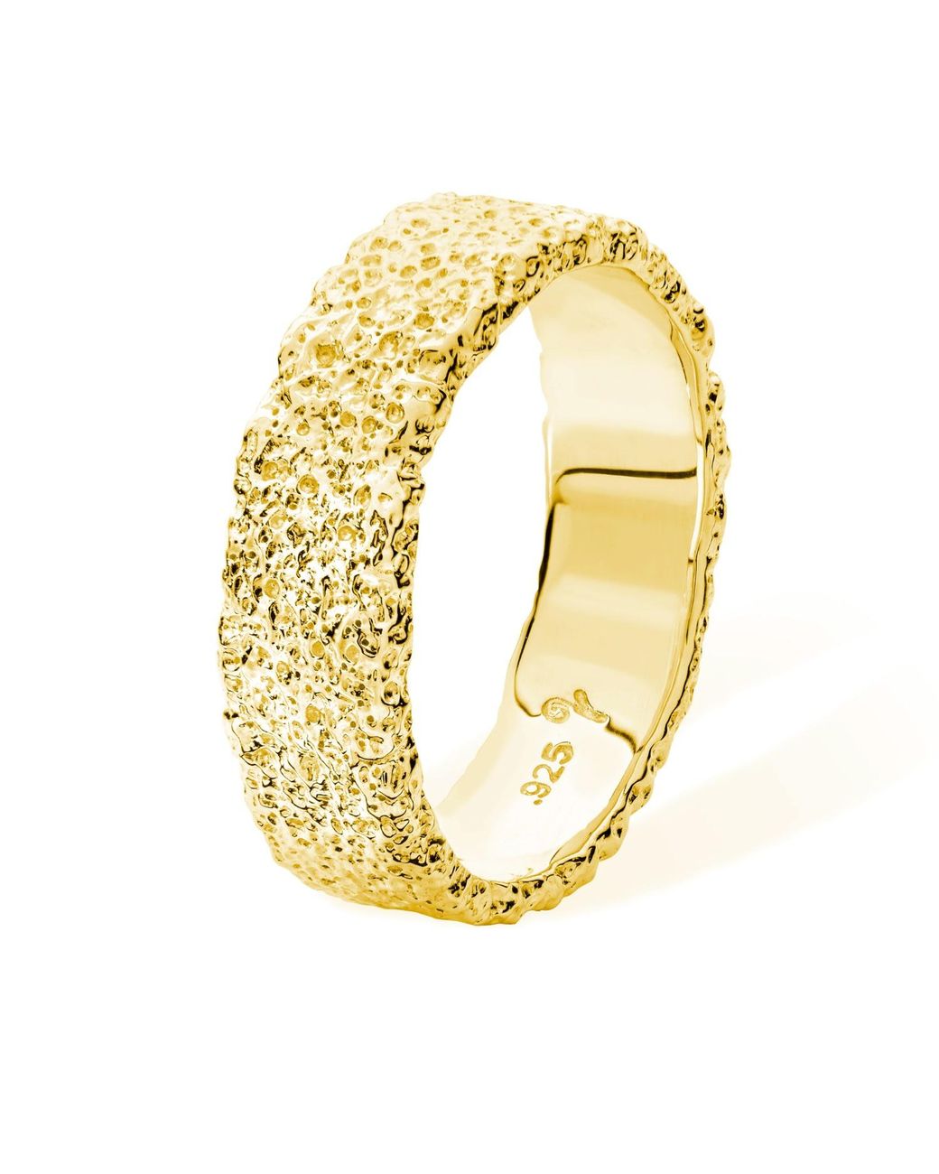 Lucy Quartermaine Metallic Middle Hula Ring