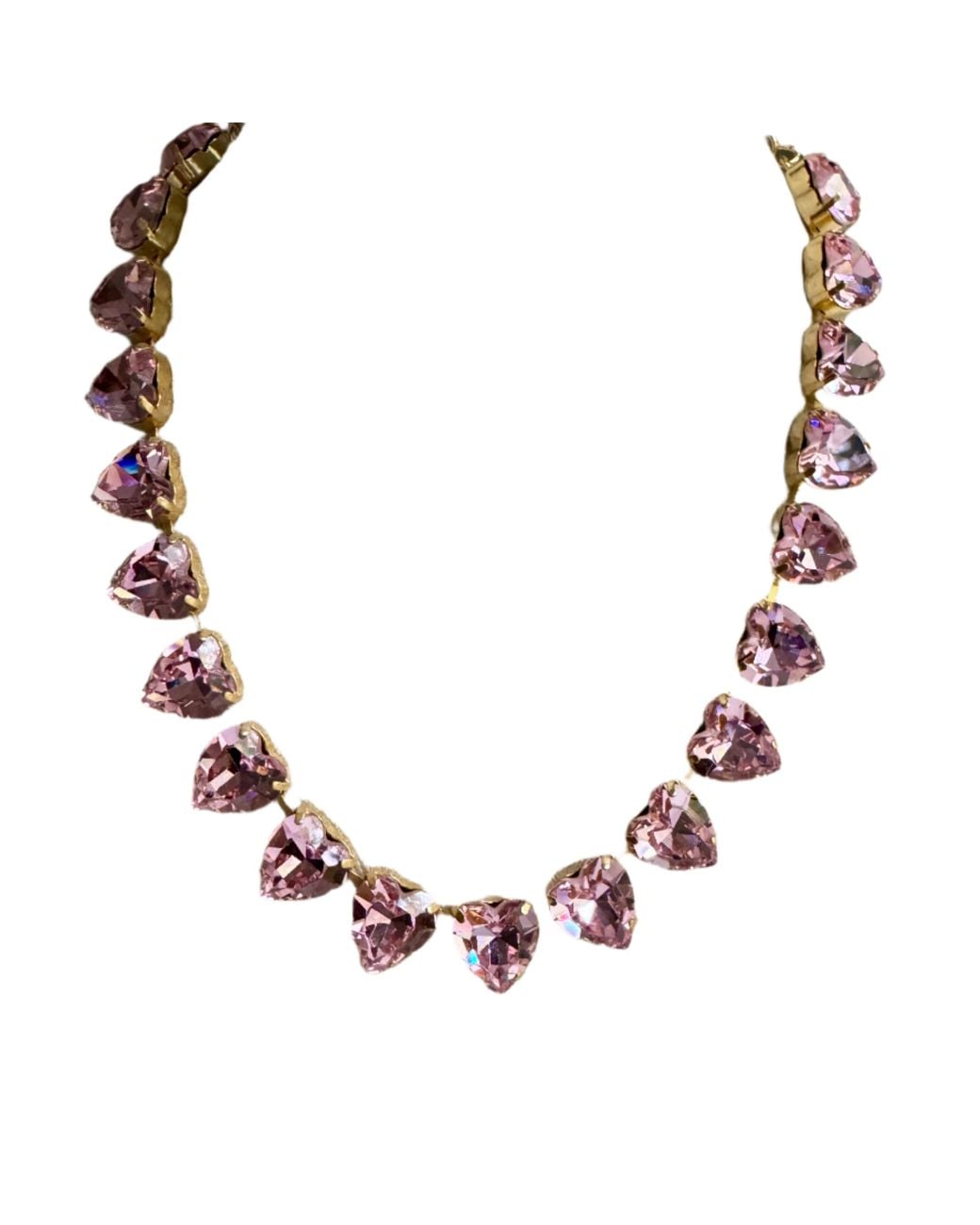 Laura Gray Brown Grace Heart Necklace