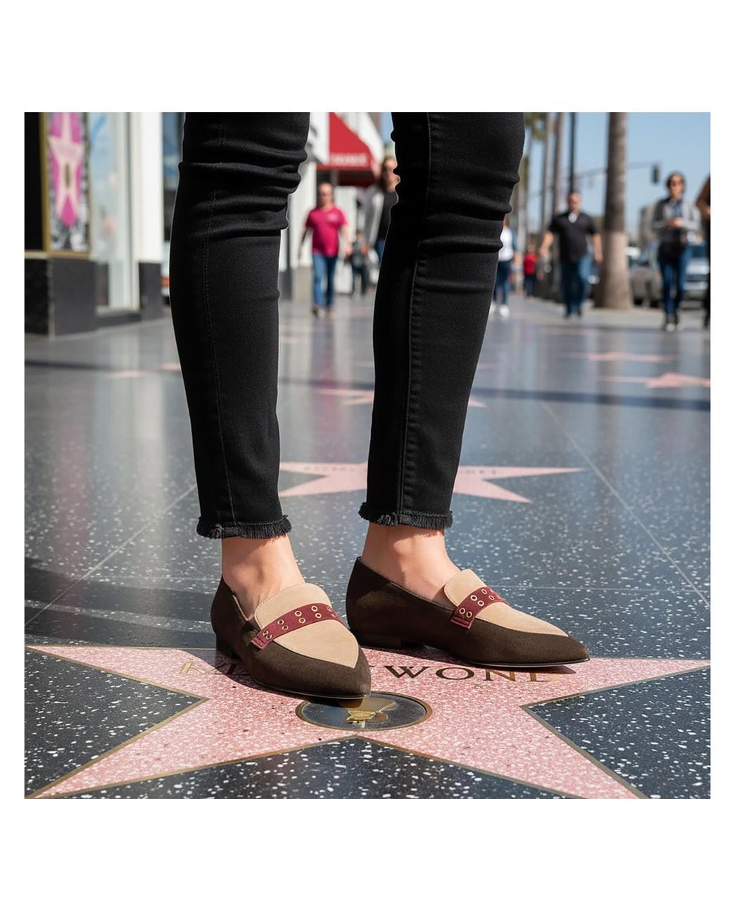 Beautiisoles by Robyn Shreiber Made in Italy Brown Neutrals Cecily Suede Loafer Comfortable For Day & Evening Wear