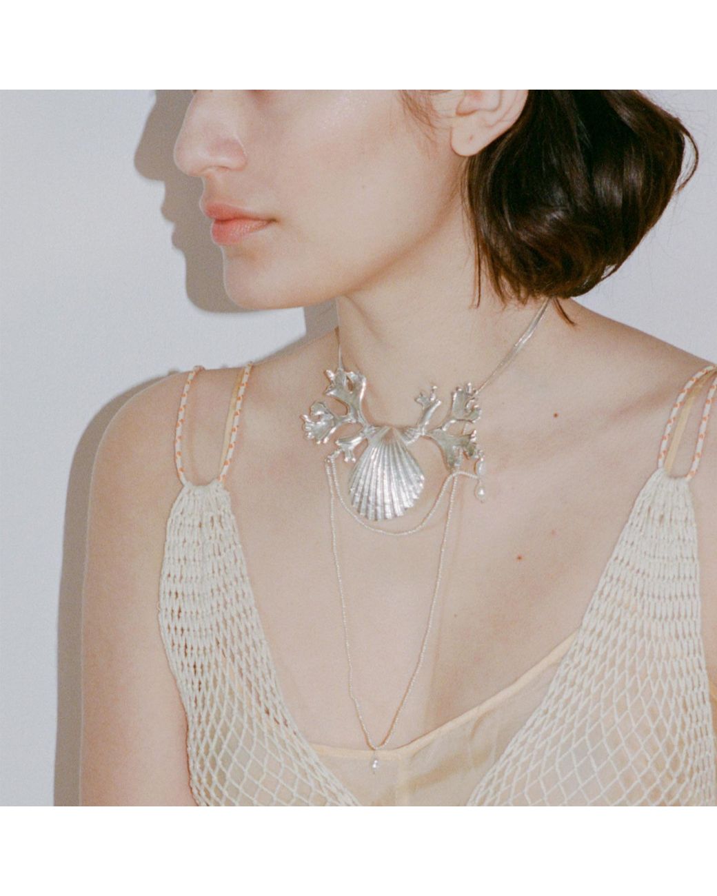 Raxada White Serena Necklace